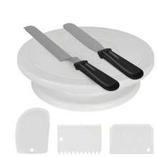 Bàn xoay 11 inch, giá đỡ bánh xoay để khắc, bệ xoay nhẹ để phun sơn, bộ dụng cụ làm bánh, thích hợp để xoay các vật dụng trong khi vẽ, nghệ thuật sáng tạo, trang trí bánh, cắm hoa, làm mô hình và các dự án DIY khác, có nhiều màu sắc để lựa chọn. - Nhiều màu - Xem 20