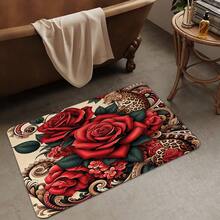 1 pieza Alfombra de diseño vintage, alfombra de área, tapete de piso para dormitorio, comedor, sala de cine en casa, sala de estar, decoración del hogar