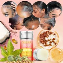 Goiple 2pcs Women's Hair Wax Stick - 75g Smooth Hair Wax Stick, Non-Greasy And Non-Sticky, Creates Soft Styles, Slick Back, Smoothens Frizzy Hair, Effective Flyaway Control, Strong Hold, Suitable For Straight, Wavy, Curly, Voluminous Hair, Sweet Peach Scent - Multicolor - View 11