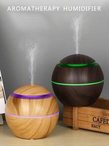 Difusor de aroma portátil humidificador, humidificador de hongos creativos, humidificador de jarrón USB silencioso, humidificador mini redondo, aceites esenciales aromáticos solubles en agua en lavanda, lirio, vainilla, rosa y talla grande de 10 aromas, relajar el sueño, refrescar el aire, adecuado para difusor, flores falsas, piedra de fragancia - Multicolor - Ver 2