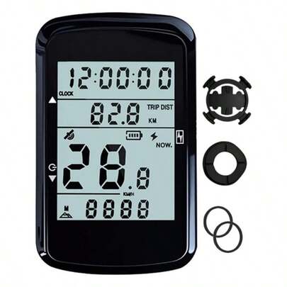 Velocímetro Inalámbrico Via Gps Para Bicicleta Bici Moto Eléctrica Scooter Cuentakilometros Odómetro Para Ciclismo Sin Cables Recargable