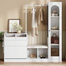 Hall Trees - White - View 5