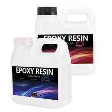 1:1 AB透明环氧树脂套装，1000毫升/34盎司环氧树脂胶，高粘度密封剂，晶莹剔透的固化剂，适用于DIY珠宝制作、涂层、木材、树脂模具，是手工爱好者和初学者的理想之选。 - 多重規格 - 查看 18