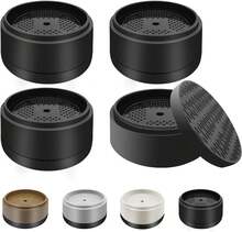 Risers Bed Risers Heavy Duty 1 Inch, 2 Inch, 3 Inch, 4 Inch Round Adjustable Bed Lifts Riser For Desk Legs Table Couch Sofa Chair Refrigerator Washing Machine (1 Inch, Black, 4 Pack ) - Black 4 Pack - View 11