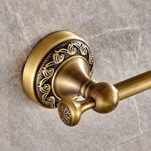 Leyden TM Wall Mounted Bathroom Towel Holder Towel Bars Towel Hanger Antique Brass Finished - latín - Ver 8