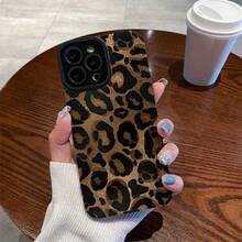 Nueva funda de teléfono de cuerpo completo antideslizante, a prueba de golpes y elegante Funda de teléfono: Diseño popular de estampado de leopardo Funda de TPU compatible con  15 Pro Max,  14/13 Pro/12/11/7/8 Plus/X/XR/XS Max/15 Pro - Funda protectora a prueba de golpes de cuerpo completo, elegante y de moda ¡Consigue una funda de teléfono que se vea bien! - 1 pieza - Ver 4