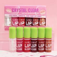 A Set Of 5 Mirror-Like Pearl Lip Glosses That Last Long And Are Less Likely To Smudge, Suitable For Both Makeup Enthusiasts And Beginners. - Honey - 查看 4