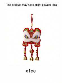 1 món đồ trang trí treo hình múa lân truyền thống Trung Quốc - Trang trí tường/chuông cửa lễ hội, lý tưởng cho lễ đón năm mới, trang trí phòng khách và vật dụng cần thiết trong nhà, trang trí tường mang đậm bản sắc văn hóa | Trang trí màu đỏ rực rỡ | Làm từ sợi polyester, trang trí theo phong cách Trung Quốc, trang trí năm mới 2026 - Nhiều màu - Xem 13