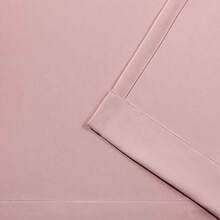 Exclusive Home - Par de Paneles de Cortinas Opacas de Sarga de satén para oscurecer la habitación, 52 x 63 Pulgadas, Color , 2 Piezas(Blush 132An x 243.8Al cm (1 Paneles)) - Multicolor - Ver 4