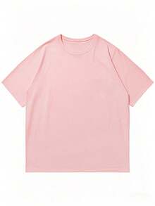 K-GLORY 街头服饰！男士财富兔图案印花短袖T恤 - 粉色 - 查看 6