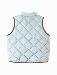 mini bala Kids Magic Cotton Vest Antibacterial Soft Warm Winter 2025 - Gray Blue - View 5