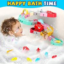 Kids Bath Tub Toys, Cute Swimming Toys, Water Park Games, Holiday Gifts, Children's Bath Toys, Kids Swimming Toys, Children's Inflatable Pool, Inflatable Bathtub, Bath Tub Toys, Outdoor Water Toys - Multicolor - View 3