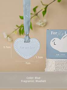 薰衣草香囊吊坠，心形香氛片，情人节礼物，香氛片，装饰吊坠。持久留香，耐用衣物香氛吊坠，适用于衣柜、卧室、汽车、厨房、客厅、衣橱等场所。