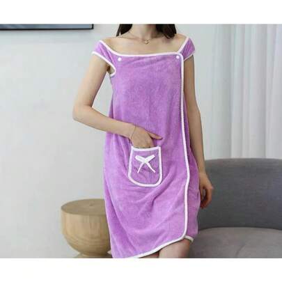 Toalha de banho de secagem rápida femenino roupões de banho Beach Spa roupas de banho