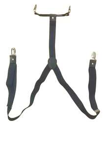 3 Stücke/Set Verstellbare elastische Hosenträger für Erwachsene, Unisex dehnbare Hosenträger mit Lederenden, langanhaltend und leicht verstellbar