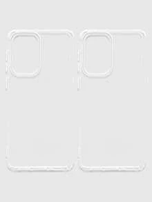 2pcs Clear Phone Case Compatible With Iphone&Galaxy - Clear - View 43