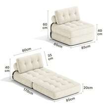 Asofer Futons - Beige - Voir 2