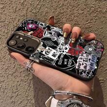 Punk Style Collage Wall Art Suitable S25ULTRA,S24PLUS,S23FE,S21PRO,S22,S20+,A03S,A05S,A14,A31,A53,A34,A10,A04E,M04,A33,A35,A55,A72,A71,A70,A22,A16,A06,A20S,A54 Special Mobile Phone, Anti-Fouling, Fashionable, Y, Colorful Silvery Imdchristmas Phone Cases Phone 17 Gifts Stuff Decoration - 混合顏色 - 查看 3