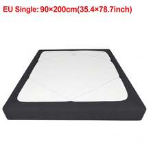 1 pieza Falda de cama con envolvente de jacquard a rayas, opciones de colores elásticos multicolor, antideslizante y antipolvo, protege tu ropa de cama, agrega moda, adecuado para todas las estaciones - opción perfecta para la decoración del dormitorio y la sala de estar - Multicolor - Ver 22