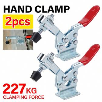 快速夹具 GH-225D 快速释放肘节夹具 夹紧力 推拉式夹具 柱塞行程 手动工具 立式铁