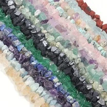 1 hebra de colgante de piedras preciosas de cristal raras, piedras preciosas naturales y hermosas para hacer joyas, pulseras, aretes y accesorios DIY - Multicolor - Ver 3