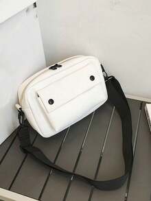 Men's PU Shoulder Bag, Chest Bag, Coin Purse, Crossbody Bag, Winter Holiday Handbag, Waist Bag, Beach Bag, Gym Bag, Black Bag, Hiking, Large Capacity, Multifunctional, Portable, Vacation, Fanny Pack, Christmas Gift, Valentine's Day, Retro Valentine's Day, Holiday Essential, Crossbody Bag, Sticker Bag, Back To School, Valentine's Day Gift, Retro Men's Gift Bag, Crossbody Bag, Spring Retro Bag, Stationery, Mini Bag, Small Bag Valentine's Day