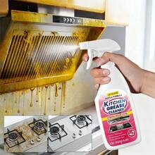 JAYSUING Powerful Degreasing Kitchen Cleaner Spray Removes Burnt-On Grease From Stovetop, Range Hood, And Cooktop - Fast Action, Easy Rinse, Multipurpose - Pink - View 1