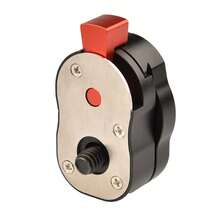 Mini Quick Release Plate System With 1/4" Screw, No Tool Needed, Quick Release Adapter Fit For Camera Tripod/Gimbal/Monopod/Magic Arm, Black - 黑色 - 查看 4