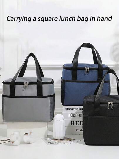 Portable Lunch Bag Waterproof Thermal Insulated Lunch Box Bento Pouch Dinner Insulation Bag Student Thickened Cute Lunch Fruit Bag Pink Leopard Print Small Floral For Traveling For Women Waterproof Bag Insulated Lunch Bag Lunchbox