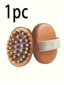 2支装气垫按摩经络刷，身体刷 - 肌肉放松桑拿SPA头部按摩刷 - 肌肉放松工具，通用全身刮痧按摩器，家用或SPA适用，[四季皆宜] 女士礼物，圣诞礼物，旅行必备