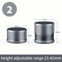 2pcs Adjustable Bed Risers Heavy Duty Protectors Furniture Anti-Vibration Legs Multi-Function High Quality Furniture Legs Fittings - Multicolor - View 3