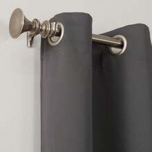 Sun Zero Easton - Cortina con ojales opacos,(Gris Carbón 101.6An x 213.4Al cm (1 Paneles)) - Multicolor - Ver 2