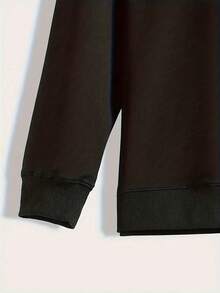 Women Sweatshirt Fishing Comfortable Casual Graphic Print Fish Design Sweater Top For Outdoor Activities And Everyday Wear Comfortable Fabric Perfect As A Gift - Black - View 4