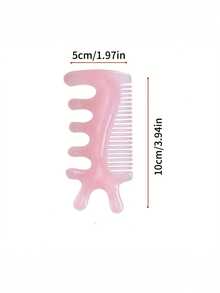 1pc/Massage Comb - 7-Tooth Round Head Meridian Massage Comb, Suitable For Scalp, Body, Acupuncture Points, Nose Bridge Massage - Multicolor - View 8