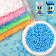 1000pcs/2000pcs Mini Fuse Beads, Refill Beads, Pixel Beads, Perler Beads Material Pack For DIY Crafts, Gifts, Holiday Presents - Multicolor - View 2