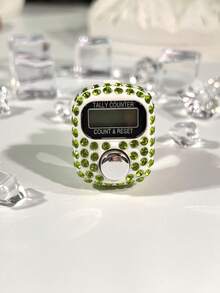 New Convenient Finger Counter, Adjustable Rhinestone Mini Handheld Counter, Electronic Rosary Ring Counter, Prayer Accessories, Multi-Purpose Counter, Compact Fashionable Luxury Ring, Counting Portable For Men & Women, Suitable For Holiday Gifts, Prayer Counting, Etc.