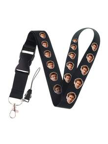 1pc Customized Photo Lanyard - Personalized Portrait Printed Neck Strap, 5 Color Options, Soft & Durable Material, Suitable For Daily Use, Perfect For Holding Phone, ID Card, Keys, Access Card, USB, Camera, Name Tag, Etc. - Multicolor - View 9