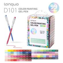 languo 1 Set Multicolor Painting Drawing Pen Set, Suitable For Painting Postcards, Greeting Cards, Note-Taking And Other Scenarios Back To School