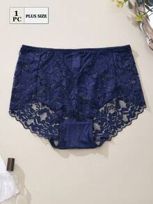 FOVTY 1件大码女士蕾丝性感内裤透气舒适瑜伽短裤 - 彩色 - 查看 8