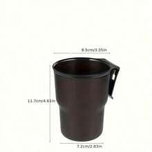 1/2 st justerbar mugghållare för bilen - dryckesorganisatör med flera positioner, ventilklämma och dörrfäste, universell dryckeshållare för elbil/sedan/SUV