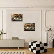 1/2pcs Paint By Numbers Kits Cat Animals Diy Painting By Number Kit For Adults Handpainted Home Wall Decorations 40x50cm/16x20inch Without Frame