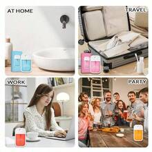 1pc 45ml Power Mist Hydrating Hand Sanitizer Spray, Portable Travel-Size Hand Sanitizer Spray, 500-Sprays Each,Strawberry - Quả dâu - Xem 6