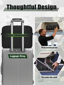 NEWHEY Tactical Laptop Bag 15.6/17.3 Inch Laptop Briefcase Men Business Computer Bag Military Messenger Bag Work Office - Multicolor - View 4