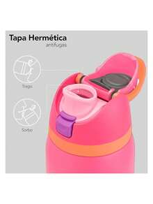 Vaso Térmico Agua Caliente y Fría 32 oz (946 ml) HIDRANUR - Rosa Fucsia - Ver 2