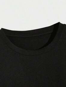 Men T-Shirts - 黑色 - 查看 7