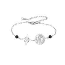 TEAMER 1 件不锈钢神秘女巫结空心星手链，男女通用简约优雅珠宝礼物，适合送给家人和朋友 - 時尚系列 - 查看 21