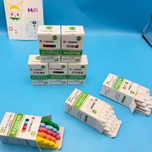 Water-Soluble Dustless Chalk, Colored Box Packaging, Blackboard Accessories For School Teaching