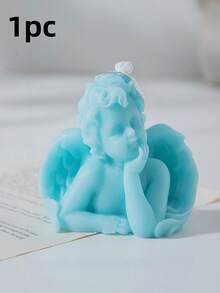 This 1-Piece Adorable Angel-Shaped Scented Candle Holder Is A Perfect Valentine's Day Gift. An Artistic Soybean Candle, It's Suitable For Decorating Desks, Offices, Bedrooms, And Bedside Tables. A Perfect Gift For Friends, Family, Classmates, And Colleagues. A Handmade Scented Candle, It's Also A Great Birthday Or Graduation Gift, And A DIY Home Decor Craft. - Multicolor - View 16