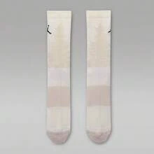 Jordan 1 Pair U J ED PLY CRW Mid-Calf Socks, HV1081-133 - White - View 3