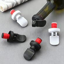 4pcs Wine And Beer Bottle Stoppers, Durable Bar Style Hand Press Sealing Bottle Caps, Suitable For Champagne & Sparkling Wine, Leak-Proof And Preserving, Bottle Stoppers, Champagne Stoppers, Streamlined Design, High-Quality Sealing, Party Host - Multicolor - View 8